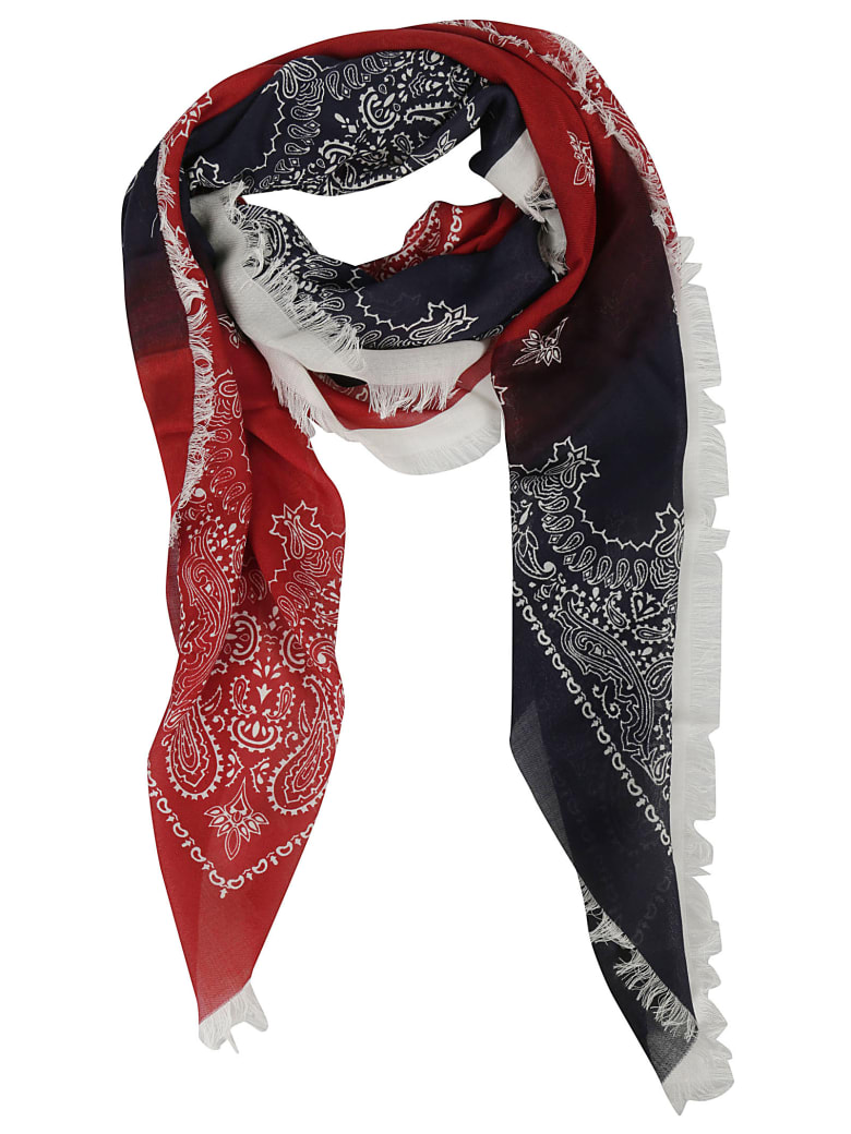 Destin Surl Patterned Scarf - Multicolor