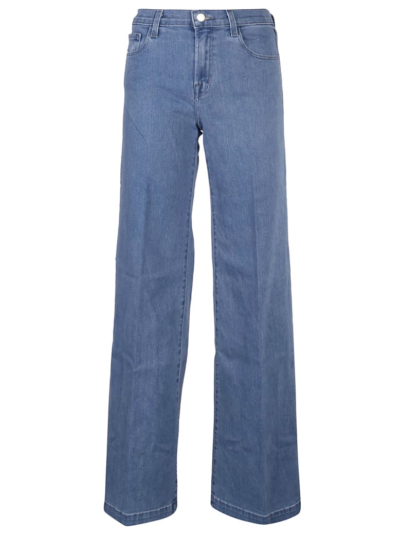 J Brand Evytte Mid Rise Wide Leg Jeans - Blessed