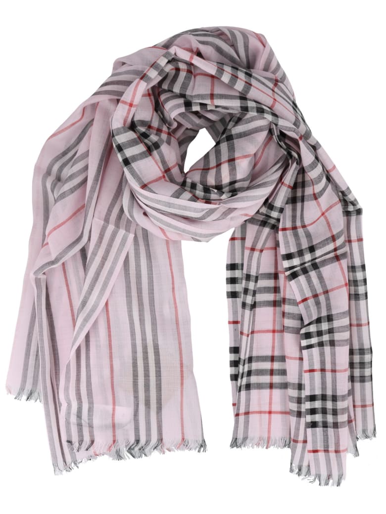 burberry check shawl