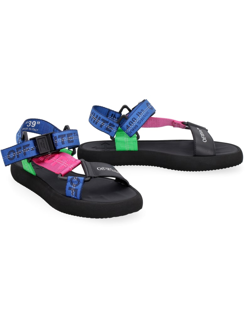 off white micro trek sandals