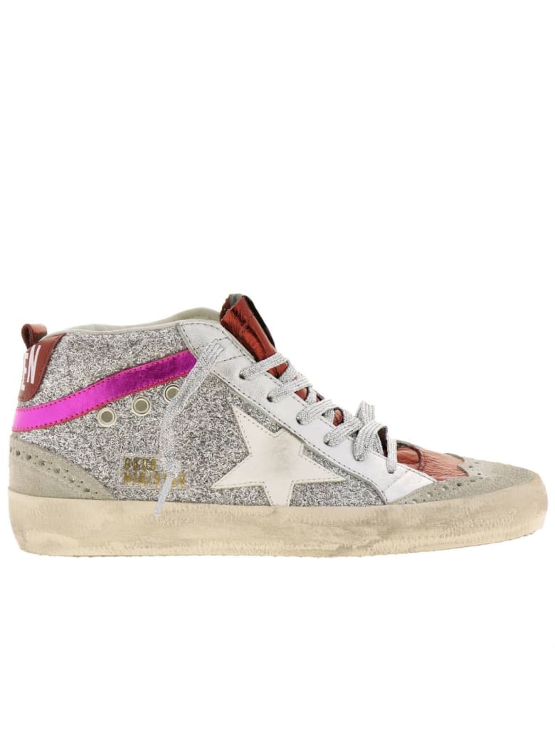 golden goose glitter slide
