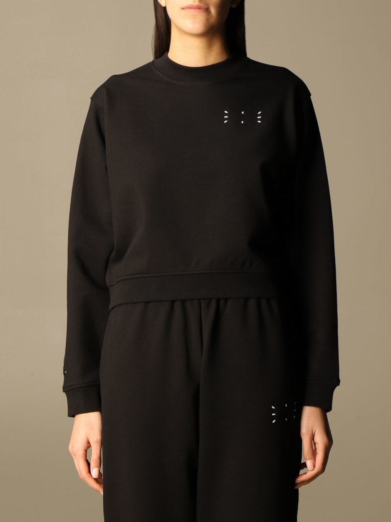 McQ Alexander McQueen Mcq Sweatshirt Mcq Crewneck Sweatshirt In Cotton With Logo - Black