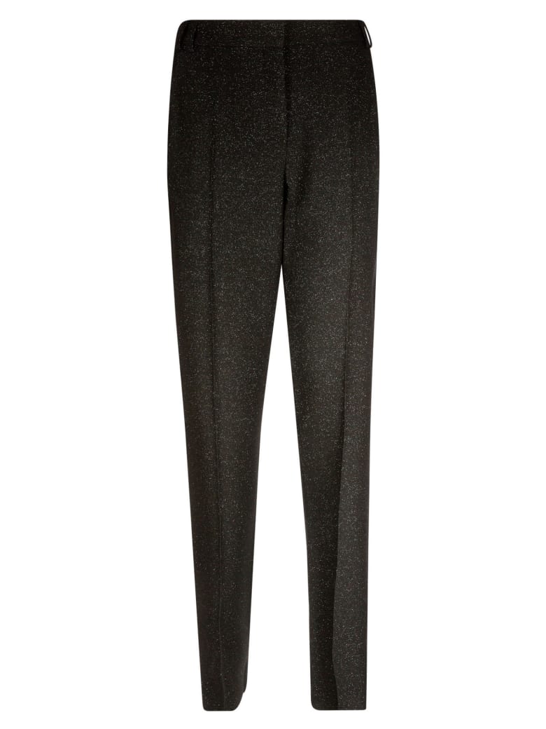 Emporio Armani Glitter Applique Trousers - Nero