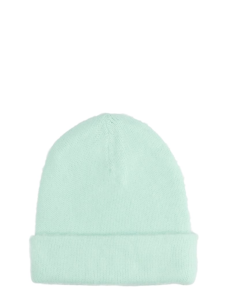 Acne Studios Peele Beanie Hats In Green Wool - green