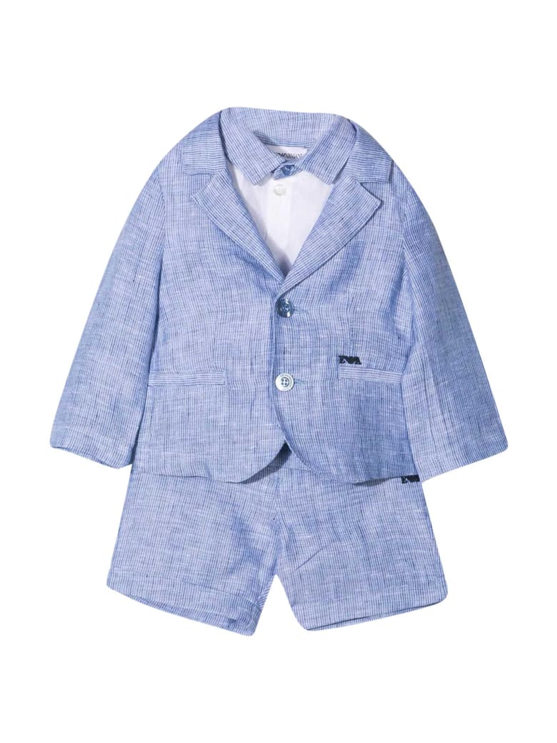 Emporio Armani Light Blue Suit - Azzurro/blu