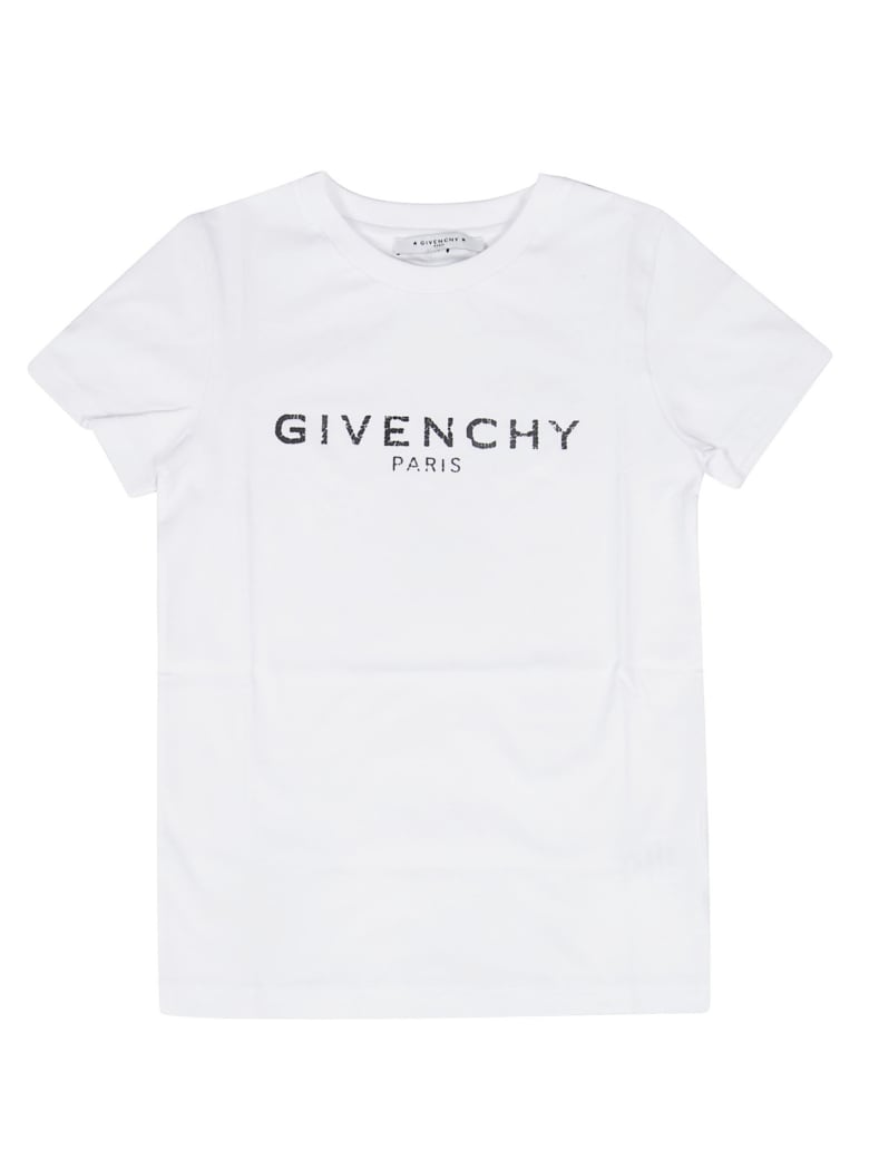 Givenchy Givenchy Logo Short Sleeve T-shirt - White - 10995565 | italist