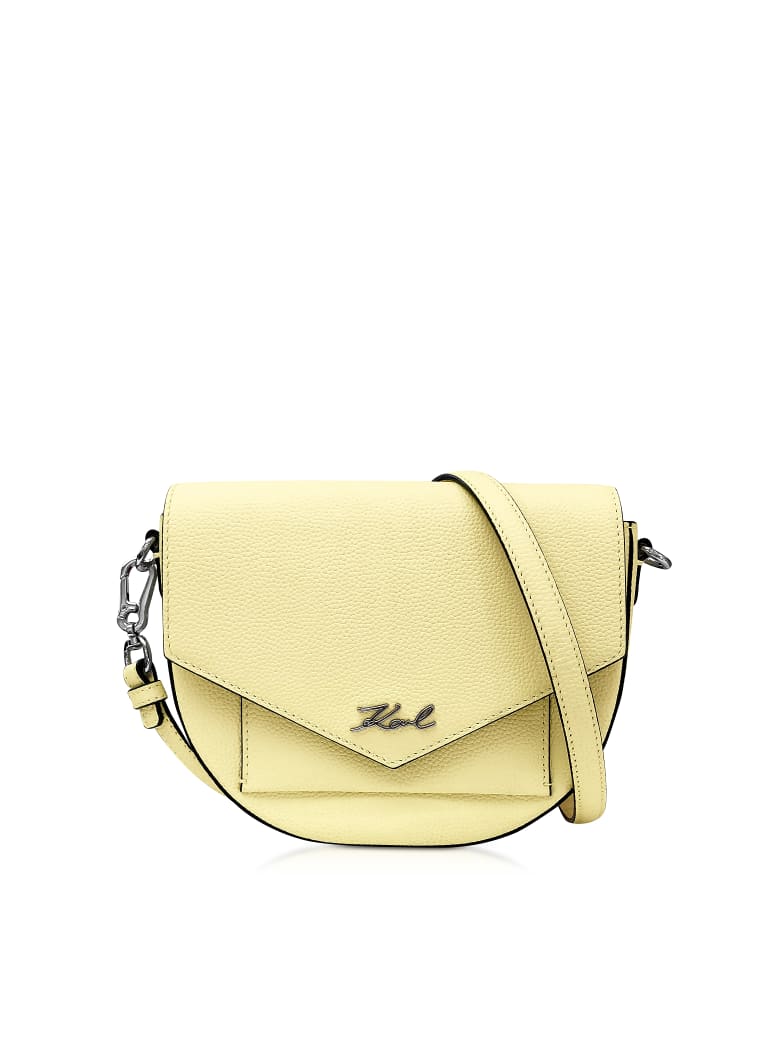 karl lagerfeld yellow bag