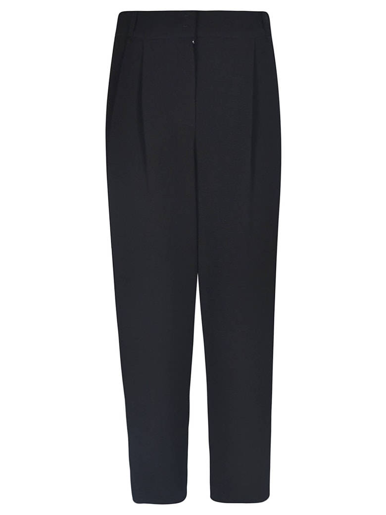 Emporio Armani Wide-leg Trousers - Nero