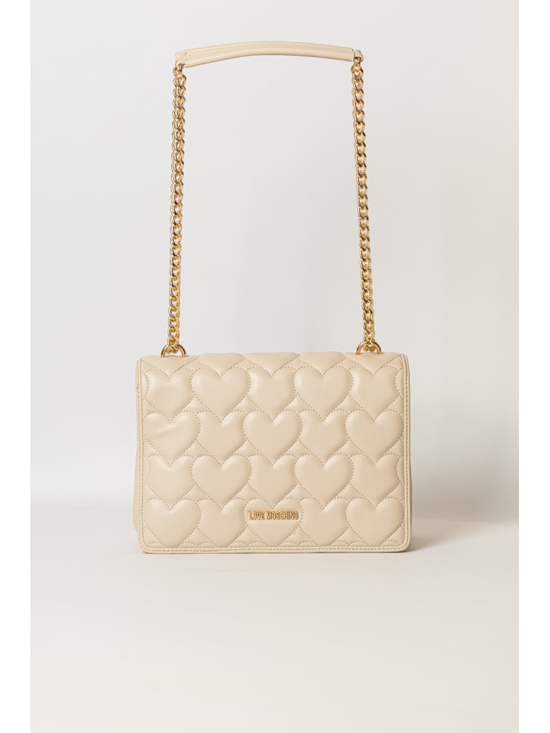 Love Moschino Shoulder Bag - BEIGE