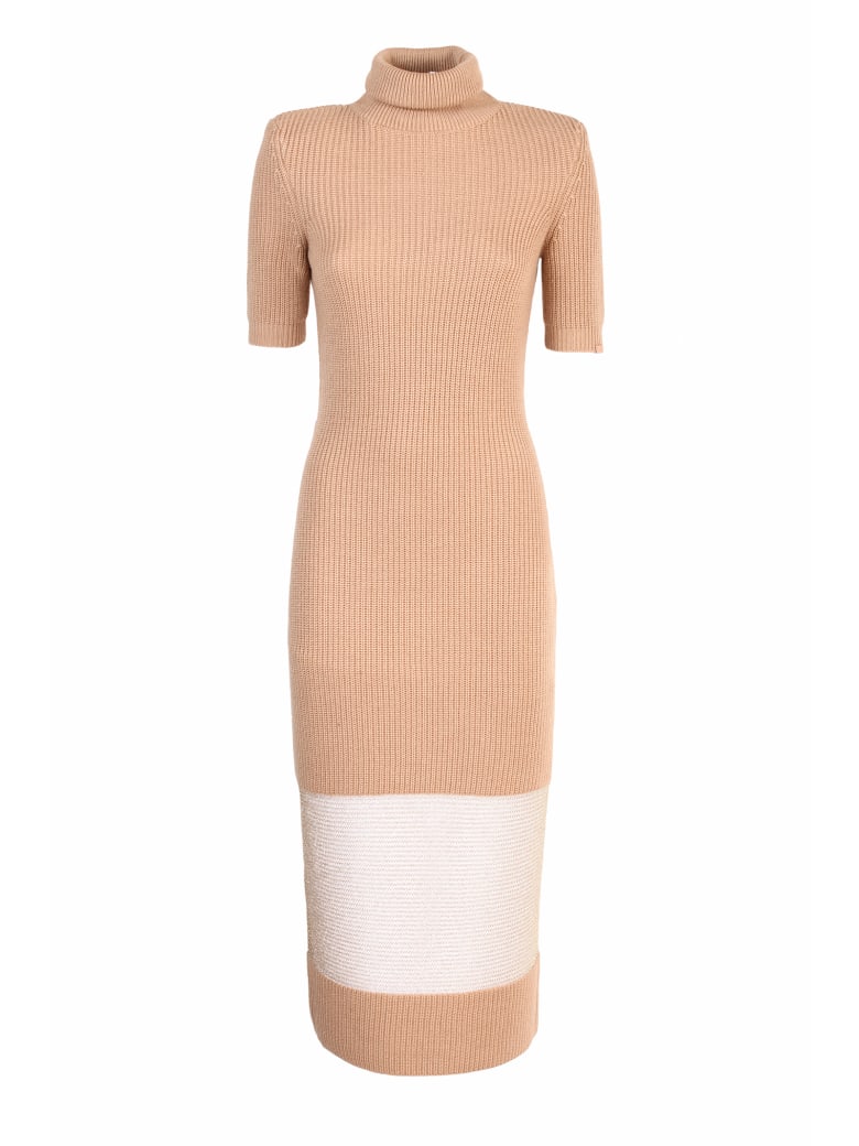 Elisabetta Franchi Celyn B. Elisabetta Franchi Midi Dress - Marrone