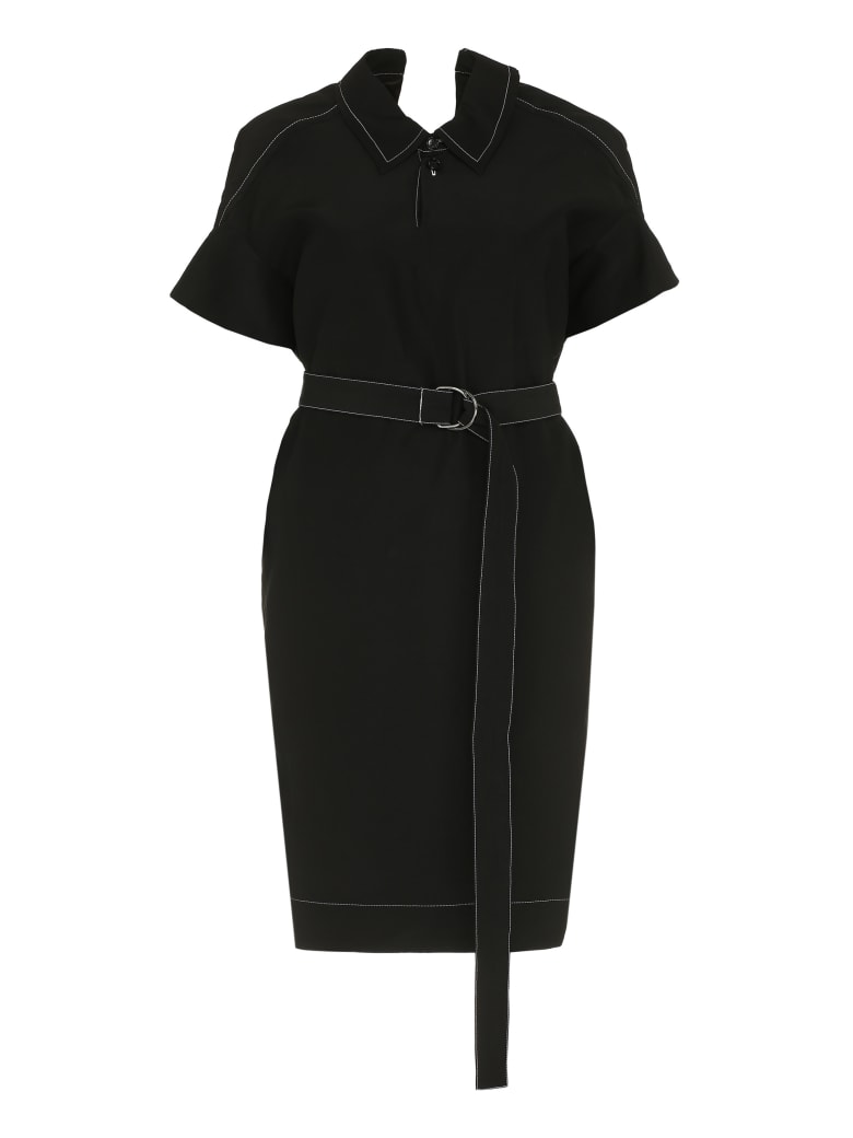 Marni Belted Waist Dress - black