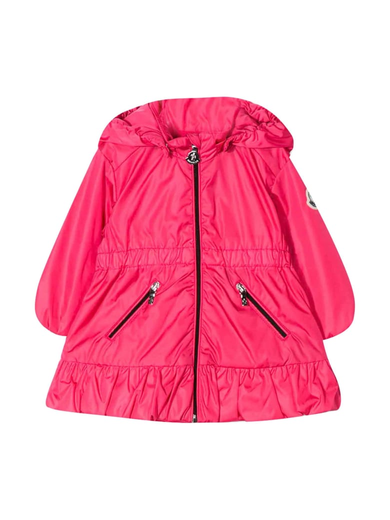 Moncler Fuchsia Parka With Hood - Fucsia