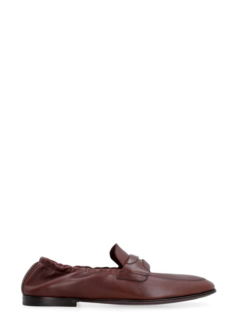 Dolce & Gabbana Leather Loafers - black