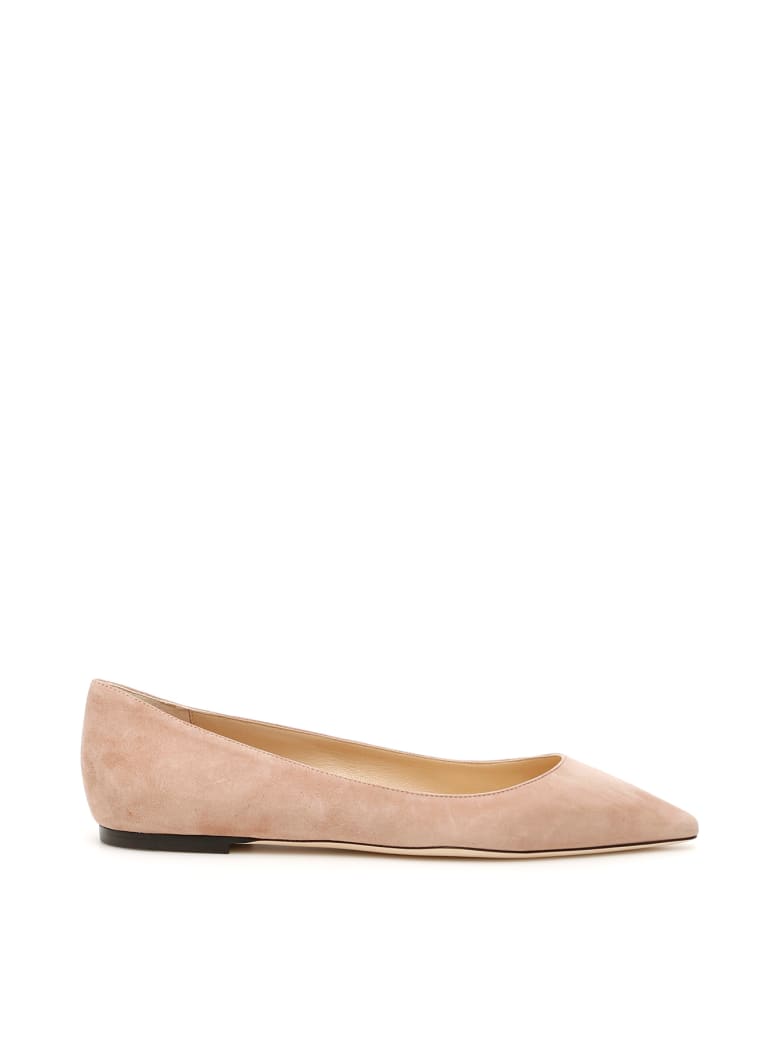 Jimmy Choo Romy Ballerinas - BALLET PINK (Pink)