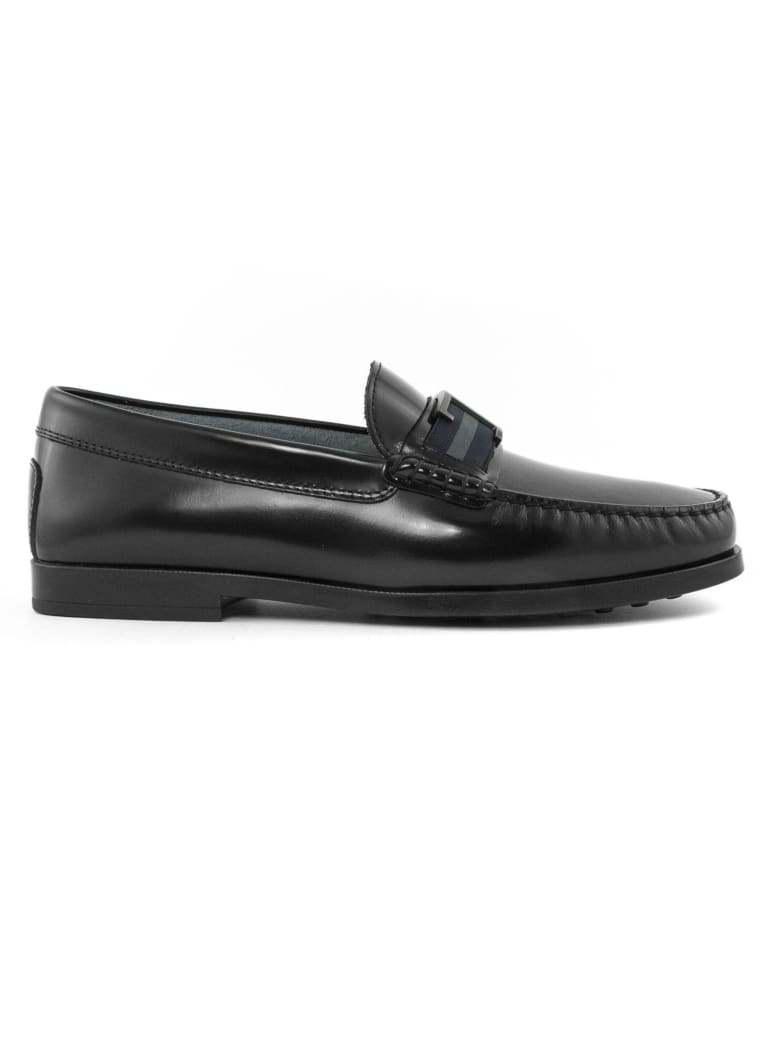 Tod's Black City Gommino Driving Shoes - Nero