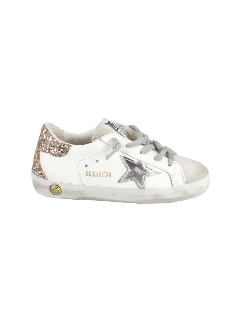 Golden Goose Shoes - White Silver Gold