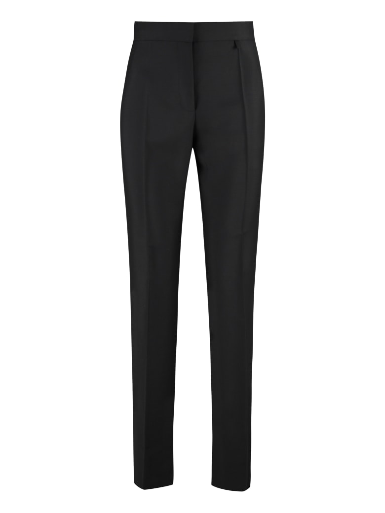 Givenchy Wool Blend Tailored Trousers - black