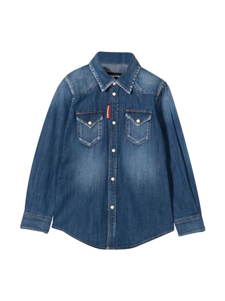 Dsquared2 Teen Denim Shirt - Denim