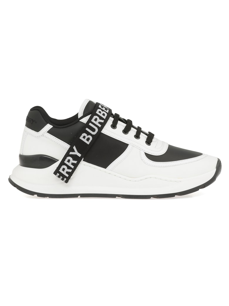 Burberry Burberry Ronnie Sneaker - BLACK / OPTIC WHITE - 11000944 | italist