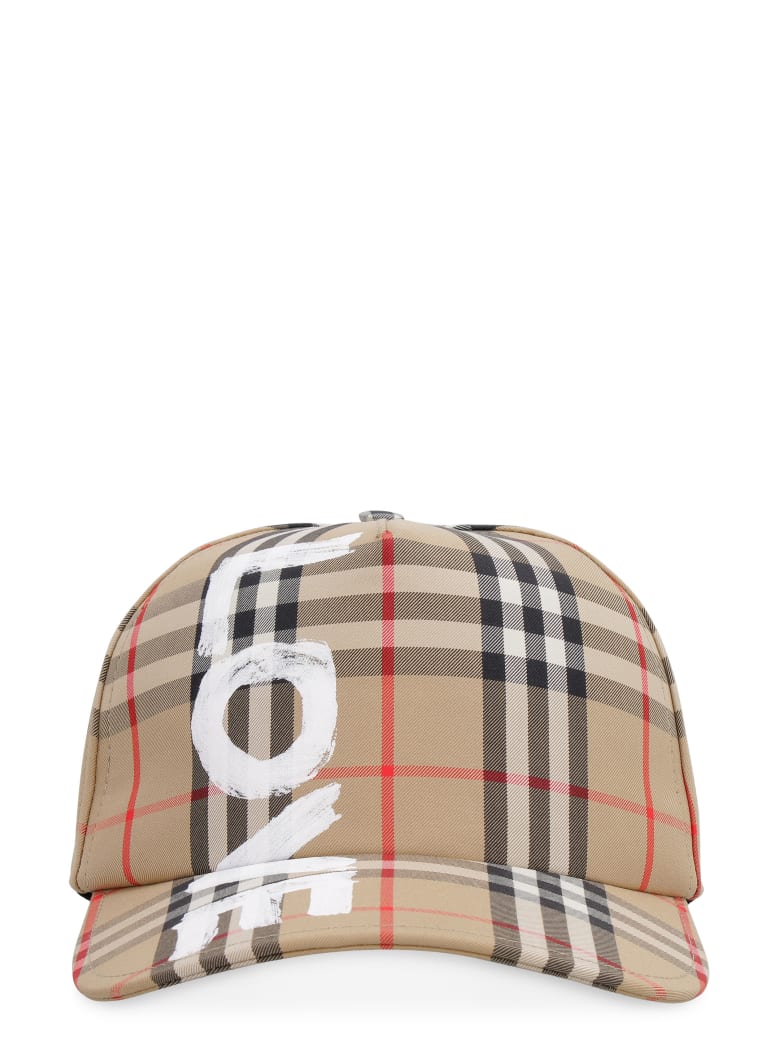 Burberry Printed Baseball Cap - Beige