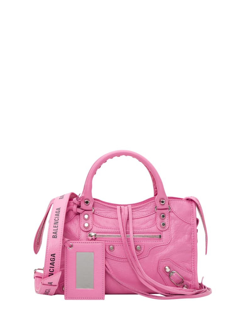 balenciaga city bag mini pink