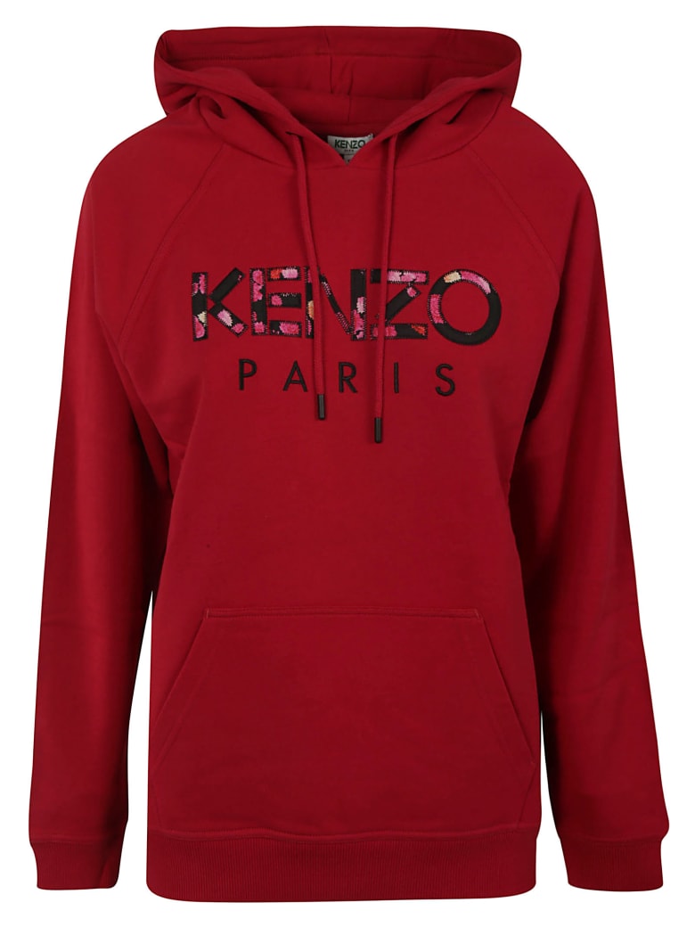 kenzo hoodie red