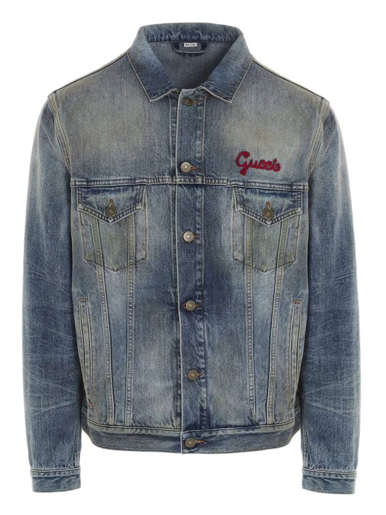 Gucci 'cat' Jacket - Azzurro