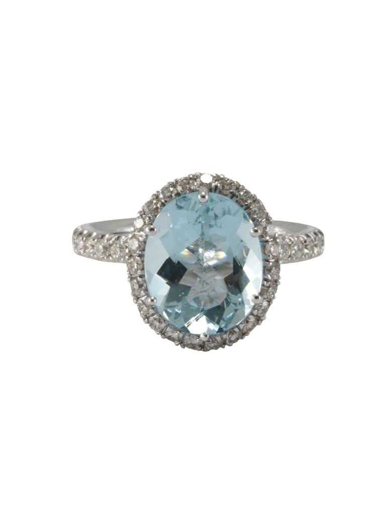 Lo Spazio Jewelry Lo Spazio Aqua Lucente Ring(V) - Sky_Blue