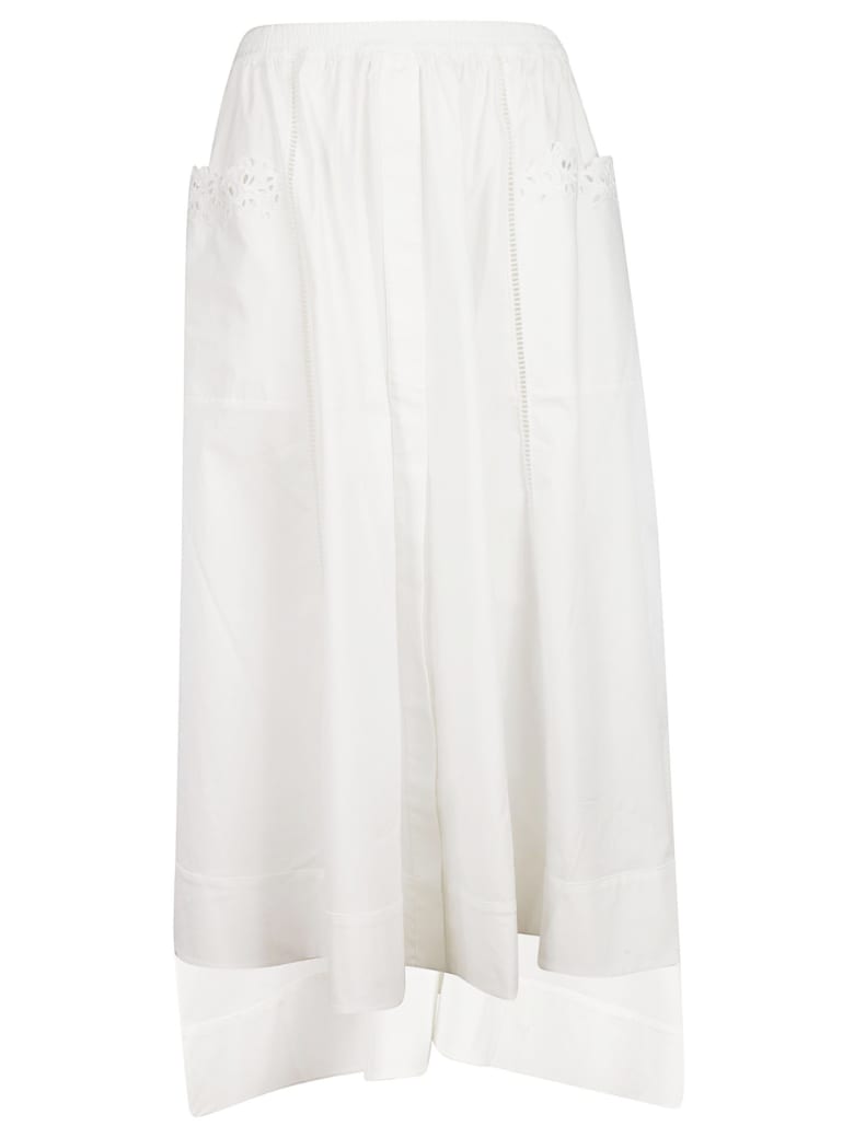 Ermanno Scervino High Low Skirt - White