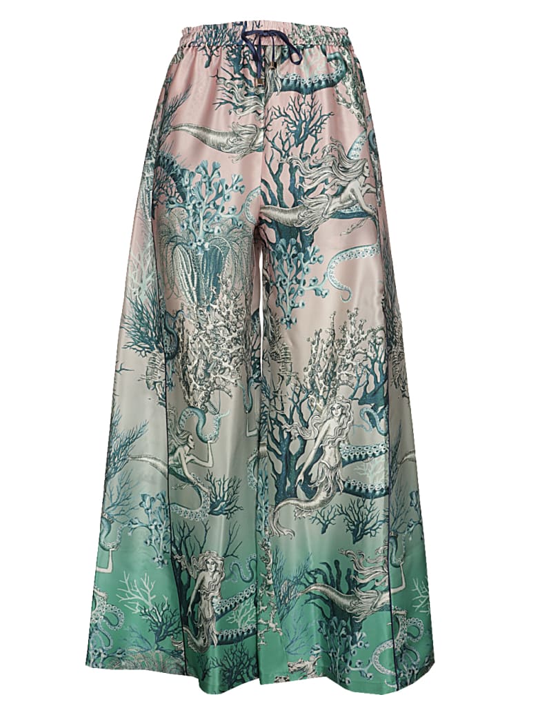 For Restless Sleepers Flare Pj Pant - Verde