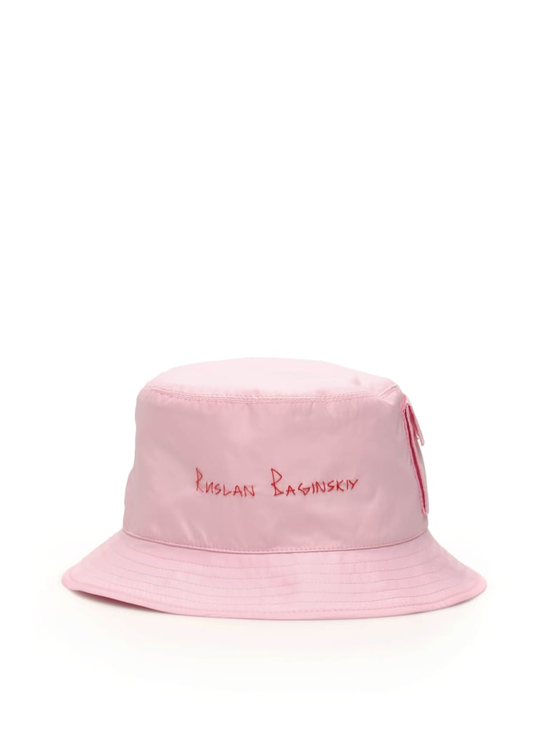 light pink bucket hat