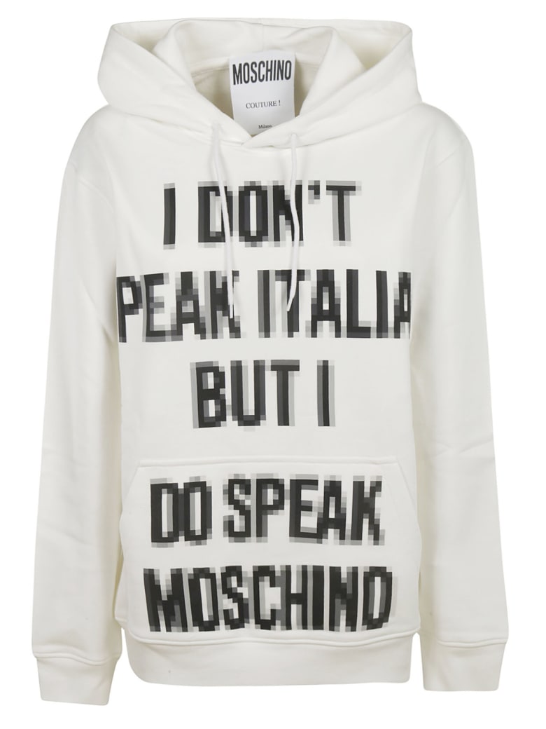 moschino oversized hoodie