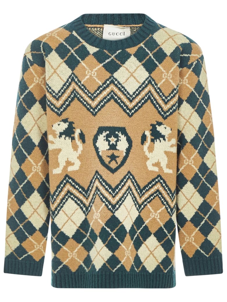 gucci sweater lion