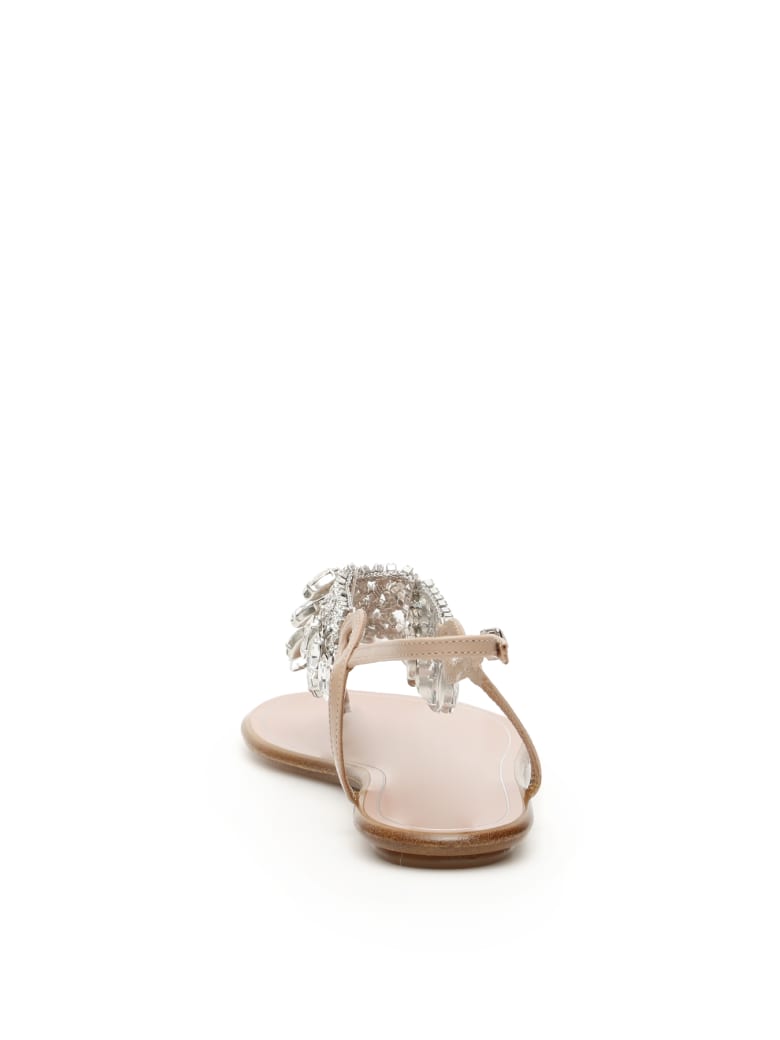 aquazzura temptation crystal sandal