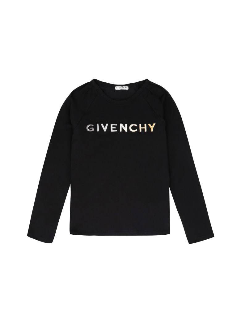 Givenchy Logo Cotton T-shirt - black