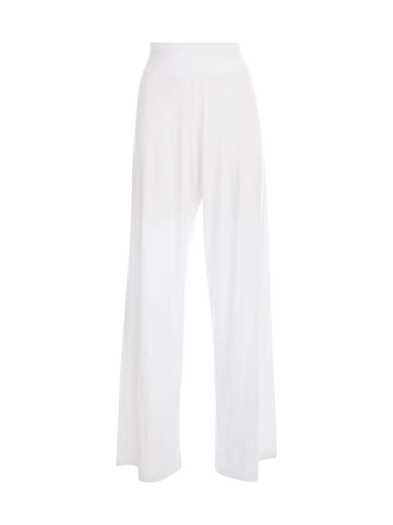 Stefano Mortari Knitted Track Pants - White