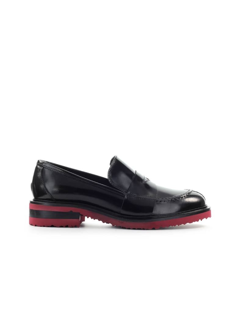 Roberto Festa Barrow Black Leather Loafer - Nero