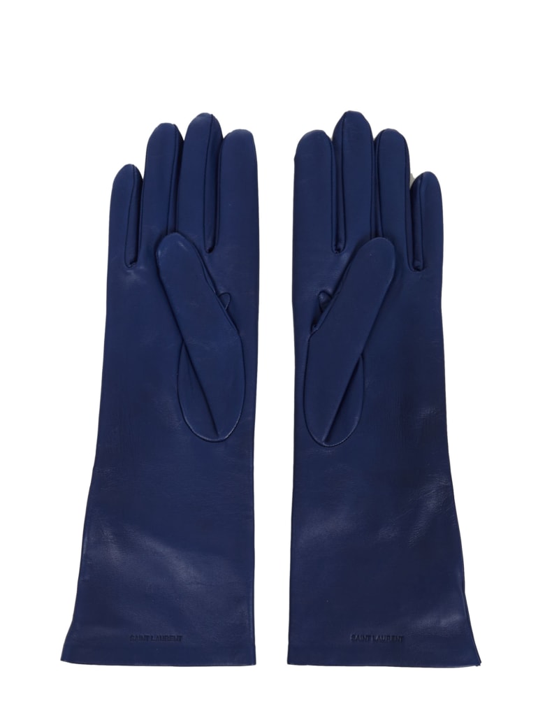 Saint Laurent Gloves - Blue