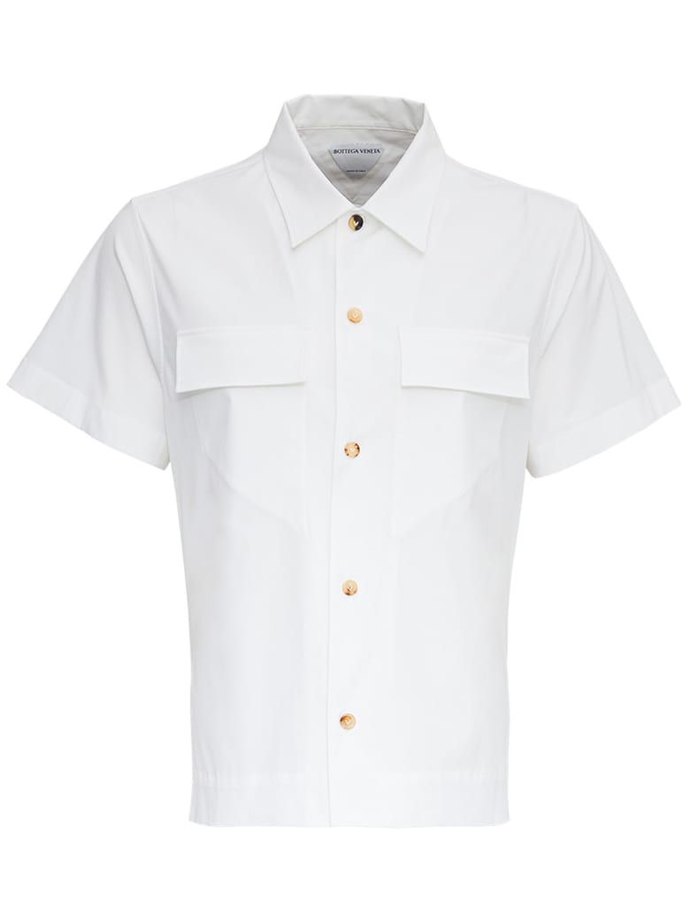 Bottega Veneta Cotton Poplin Shirt - White