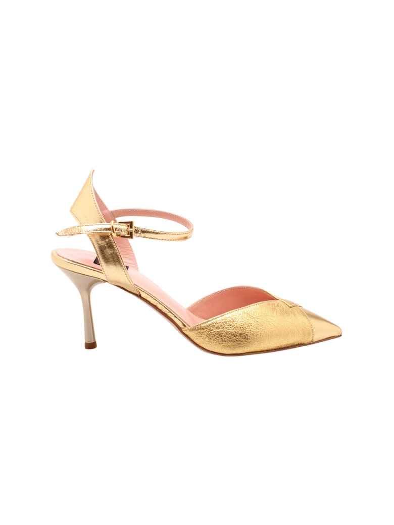 Islo Leather Pumps - Rock Lame