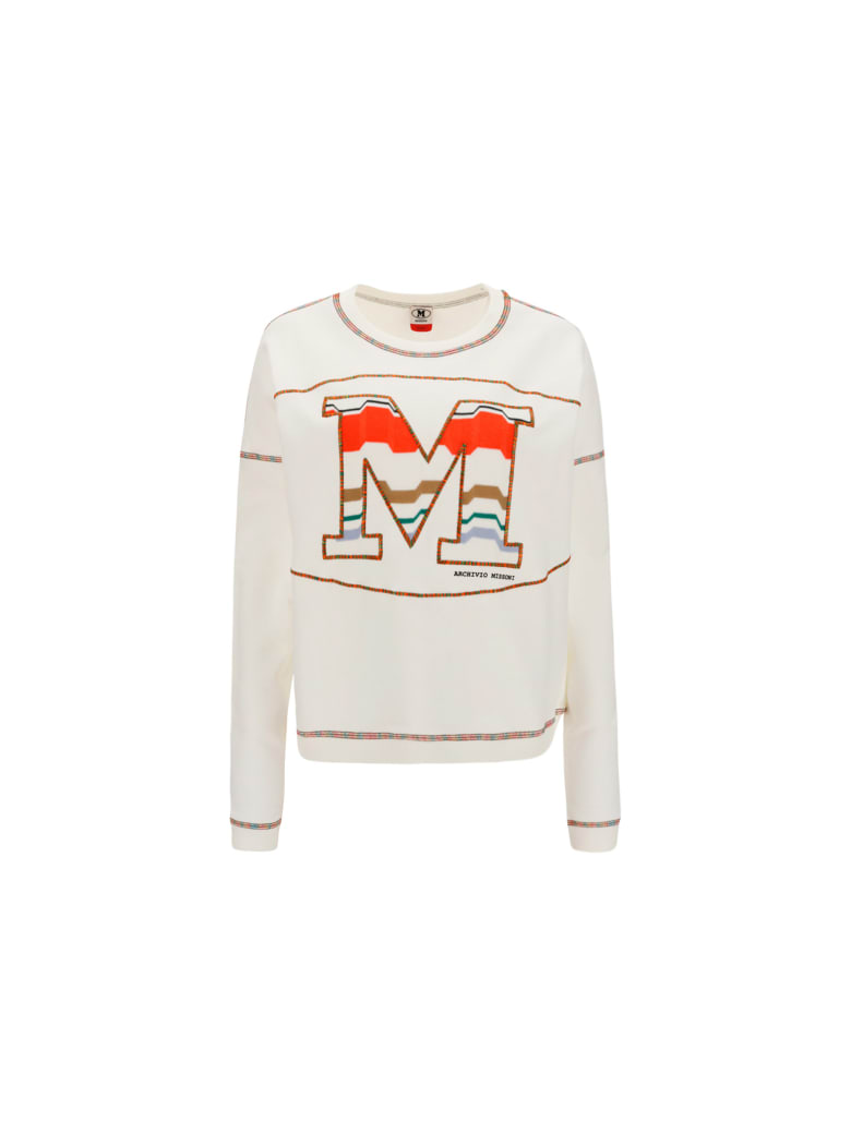 M Missoni Sweatshirt - Bianco