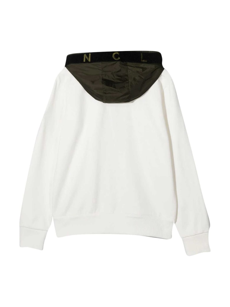 moncler white sweatshirt