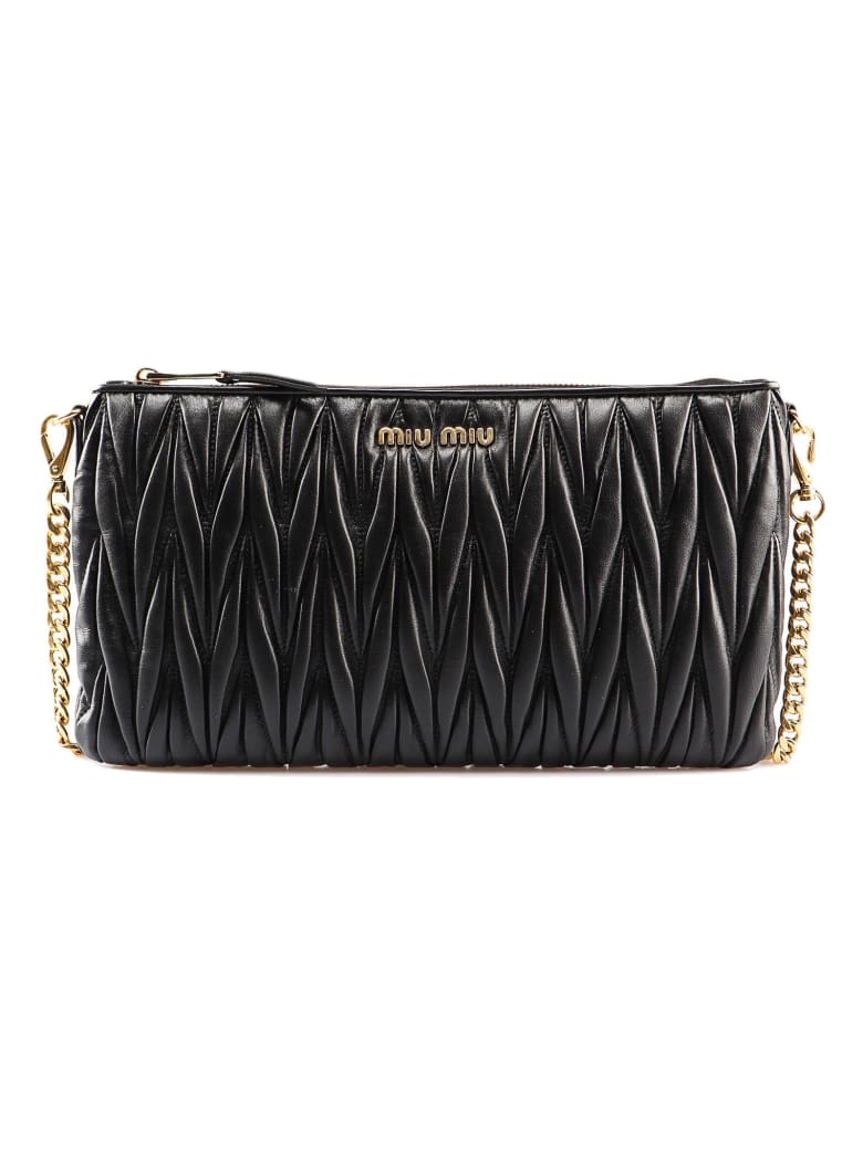 miu miu matelasse clutch