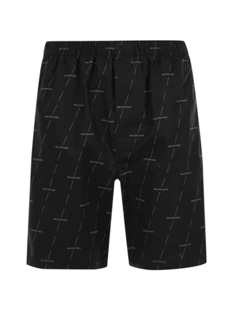 Balenciaga Piping Short - Black Grey