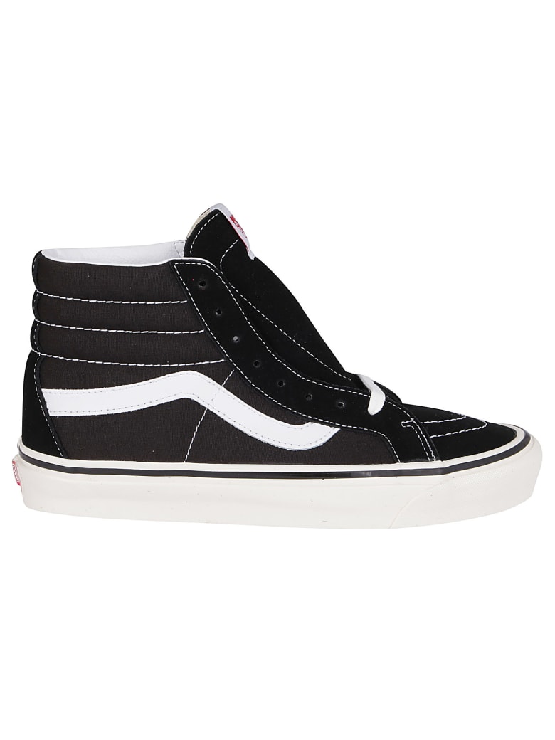 Vans Black Suede Anaheim Factory Sneakers - Black white