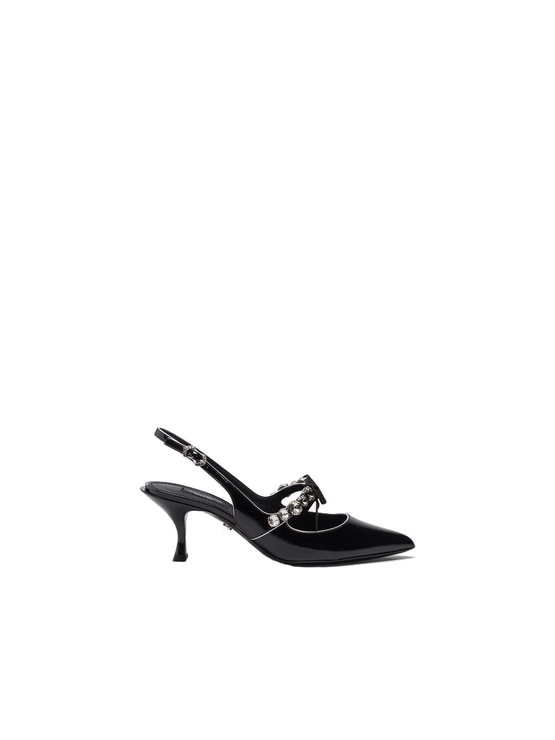 chanel slingback silver