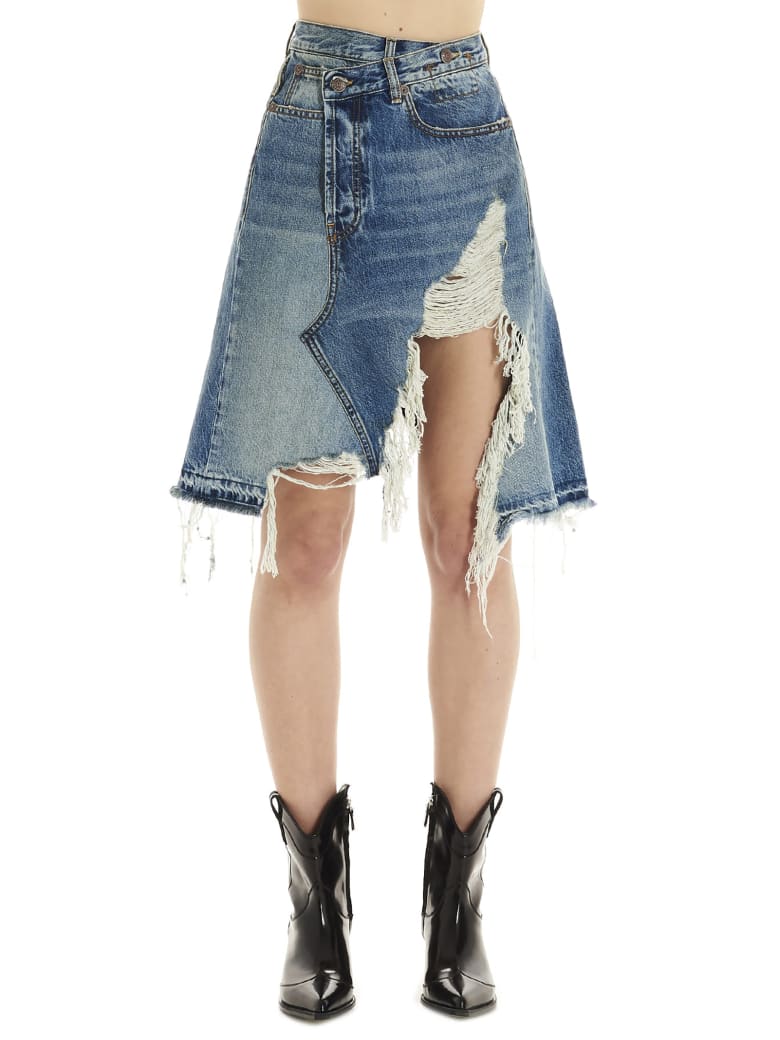 R13 Skirt - Light blue