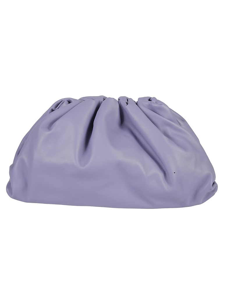 Bottega Veneta The Pouch Shoulder Bag - Lavender/Silver