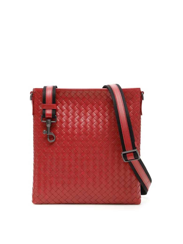 red messenger bag