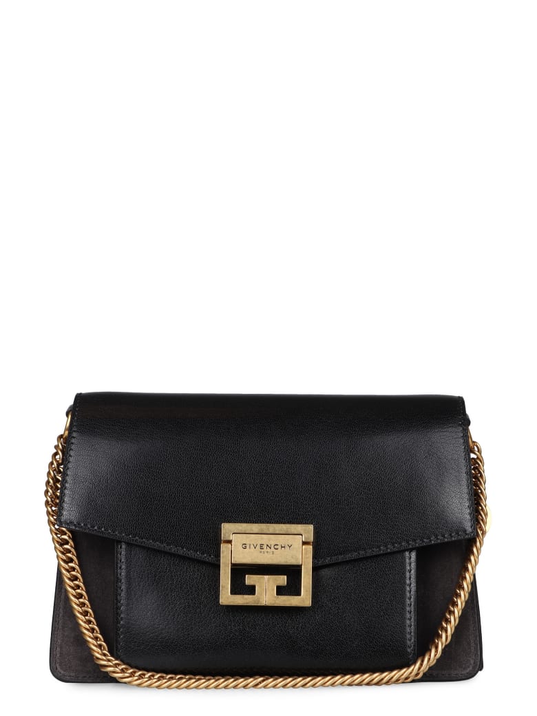 Givenchy Suede And Leather Gv3 Small Bag | italist, ALWAYS LIKE A SALE